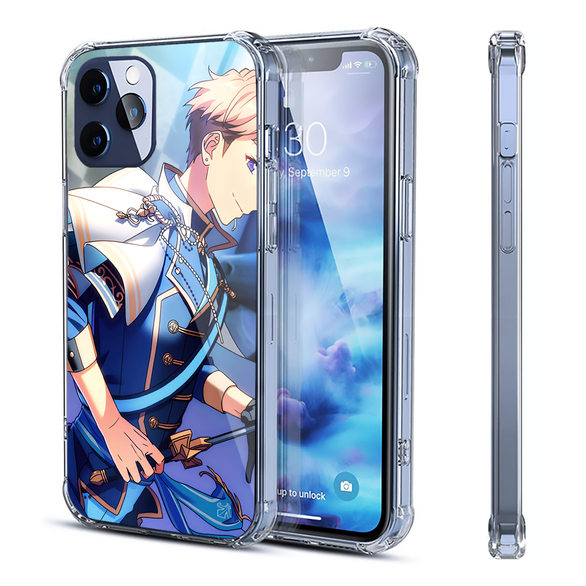（画像用） あんさんぶるスターズ! Ensemble Stars 【iPhone 12シリーズ対応】透明スマホケース（クリアソフトケース）